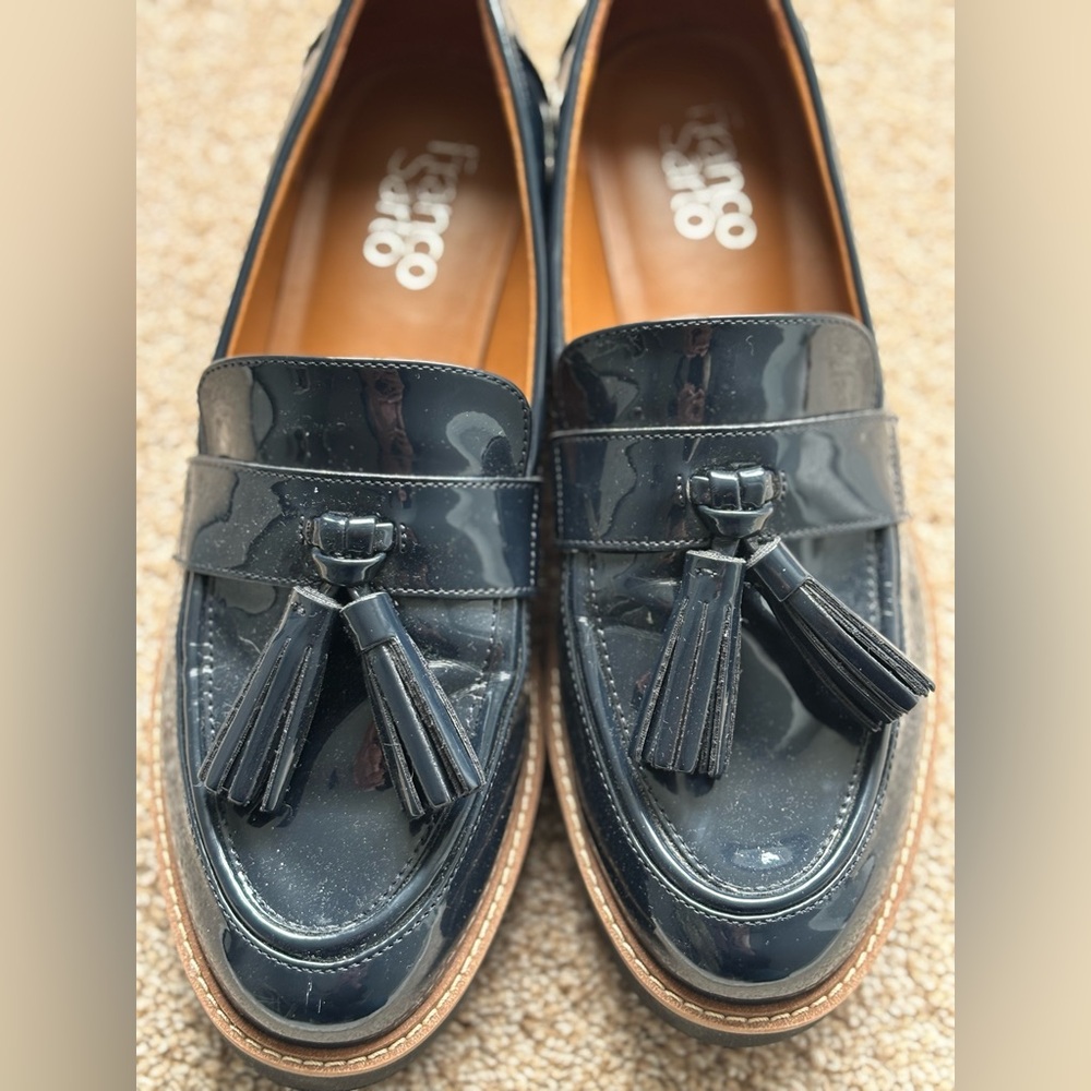 Franco Sarto Navy Loafers